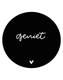 Tuincirkel | zwart geniet