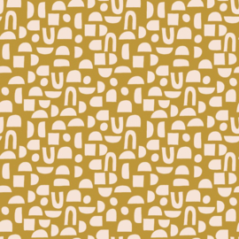 La La Fete | Gebogen confetti goud | 70cm