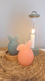 kaars bunny | zachtroze