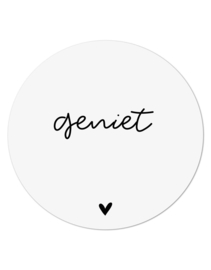 Tuincirkel | wit geniet