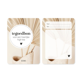 tegoedbon | high tea