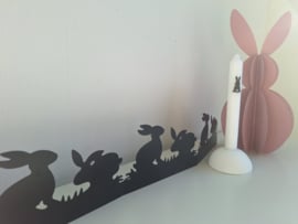 Metalen paas silhouet