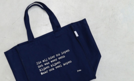 Shopper | zie mij hier | navy