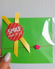 Armbandje | Smile voor de juf