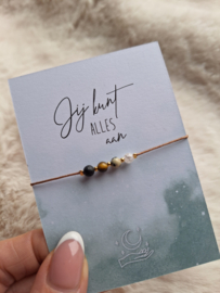 Intentie armband | Jij kunt alles aan