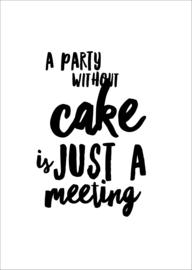 Kaart | a party without cake