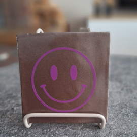 Tegeltje 10x10 | Smiley - diverse kleuren