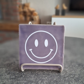 Tegeltje 10x10 | Smiley - diverse kleuren