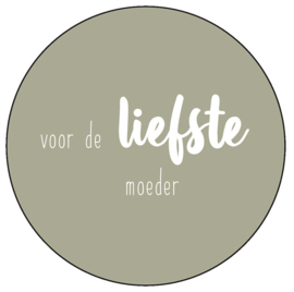 Onderzetter | liefste moeder | diverse kleuren