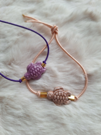 Armband | Schilpad Paars/Lila
