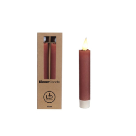 Rustieke Dinerkaars LED Bordeaux
