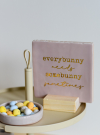 tegeltje | everybunny roze