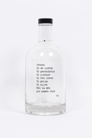 Glazen fles | proost