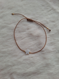 Armband | Witte ster
