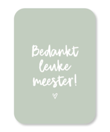 Minikaart | meester