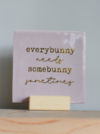 tegeltje | everybunny roze