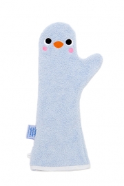 Baby Shower Glove Blauwe Pinguïn