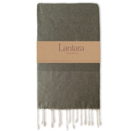 Hammamtowel  Honeycomb - Moss Green - 100X200cm (LANTARA)