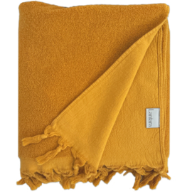 Hamamdoek Badstof - Saffraan geel - 90x190cm