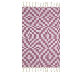 Plaid Oslo Wolle - Rose Bougainville - 120x150cm