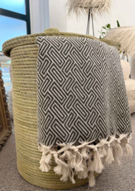 Plaid Throw Athene - Mossgreen - 150x250cm