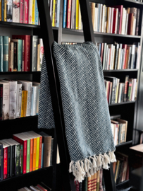 Plaid Wol Vienna - Emerald Green - 150x250cm
