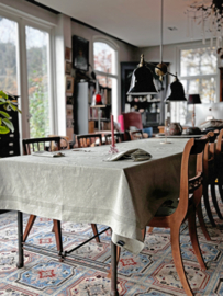 Tafelkleed - Katoen - Olijf groen - 150x300cm