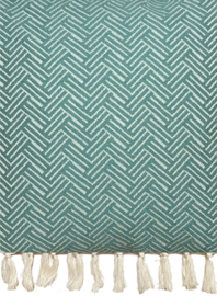 Plaid Wol Vienna - Eucalyptus Green - 150x250cm