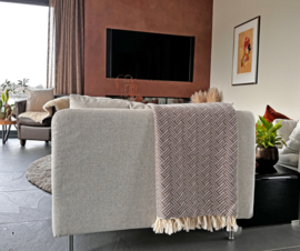 Plaid Wol Vienna - Taupe - 150x250cm