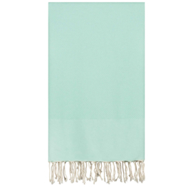 Plaid Grand foulard Wafel - Mint groen - 190x300cm