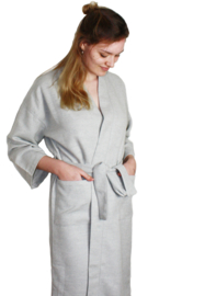 Bathrobe Herringbone - Grey