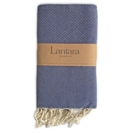 Hammam towel Honeycomb - Blue Marine - 100x200cm