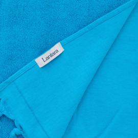 Hamamdoek  Badstof - Turquoise Blauw - 90x206cm