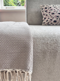 Plaid Grand foulard OTTOMAN - Taupe - 190x300cm