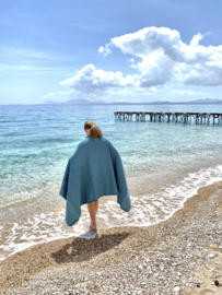 Hammamtowel Honeycomb - Petrol Blue - 100x200cm (LANTARA)