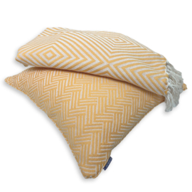 Cushion Vienna - Saffron Yellow - 50x50cm