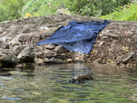 Hammam towel Honeycomb - Blue Marine - 100x200cm