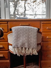 Plaid Wol Vienna - Taupe - 150x250cm