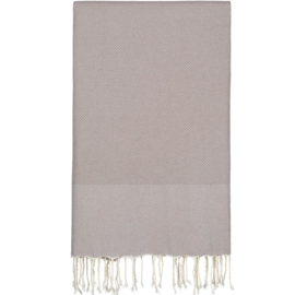 Plaid Grand foulard Wafel - Taupe - 190x300cm 