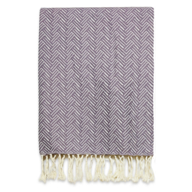 Plaid Wol Vienna - Mauve - 150x250cm