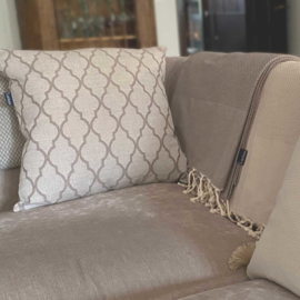 Cushion Arabesque - Taupe - 55x55cm