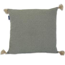 Cushion Pompons - Green - 55x55cm