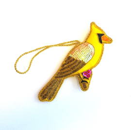 Yellow Cardinal Bird