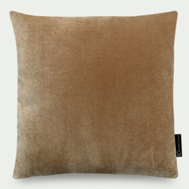 Kussen velours, oud roze, 45x45cm