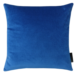 Sierkussen velours royal blue 45x45 cm