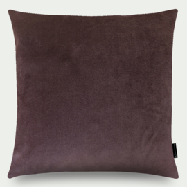 Sierkussen velours donker paars 55x55cm