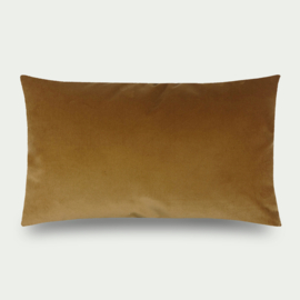 Kussen "Madras" velours, beige, zwart, rood, bruin, 60x40cm