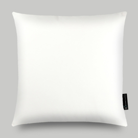Kussen velours "Warm White"  wit, roomwit 45x45cm