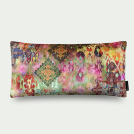 Sierkussen "Marrakech" oranje, roze 65x35cm