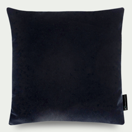 Kussen XL velours, zwart, fluweel,  60x60cm
